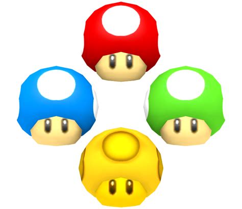 3ds New Super Mario Bros 2 Mushrooms The Models Resource
