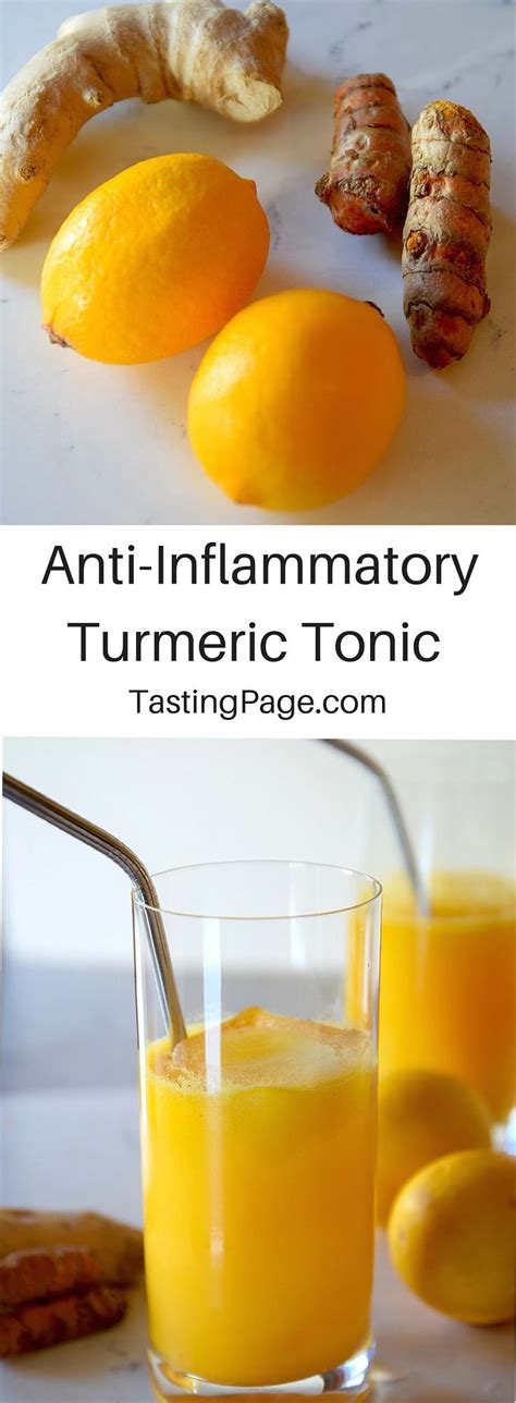 Anti Inflammatory Lemon Turmeric Tonic Cancer Fighting Foods