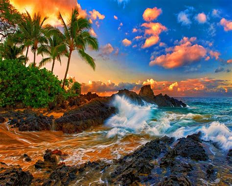 Pin By Sofi Beauty Kris On Wallper Ocean Images Hawaii Landscape