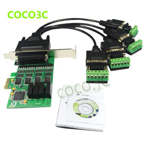 Pci E Turn 4 Port Rs422 Rs485 Industrial Serial Port Card Pci Express 4
