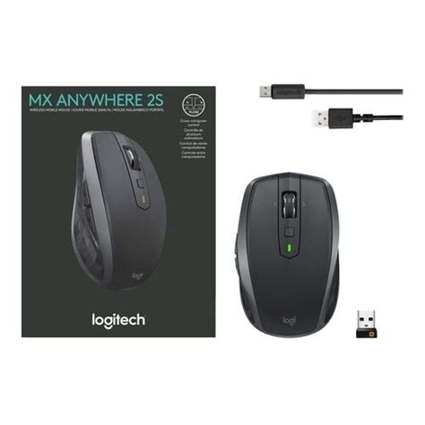 Logitech Mx Anywhere 2s Mouse Laser 7 Buttons Wireless
