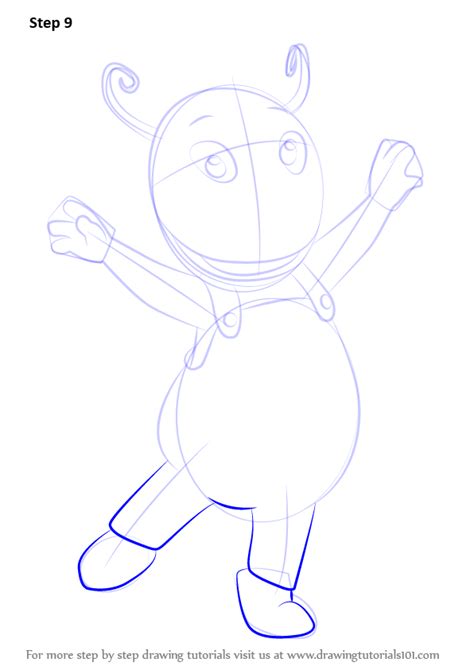 How To Draw Uniqua From The Backyardigans The Backyardigans Step By