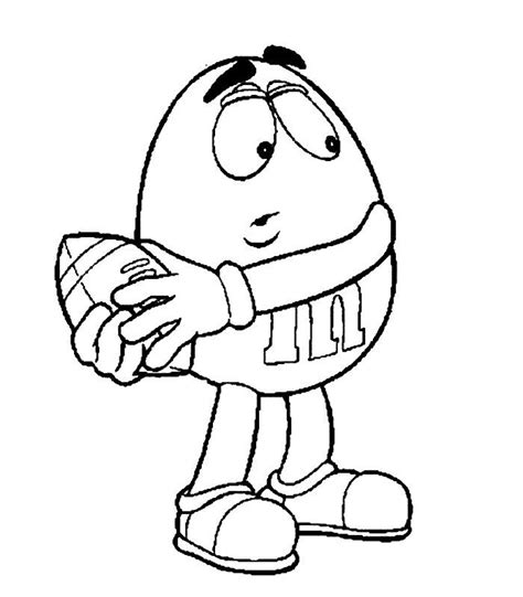 Printable M&m Coloring Pages  Coloring Home