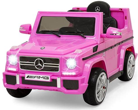 Ride On 12v Toy Car For Girl Mercedes G65 Remote Control Mp3 Pink