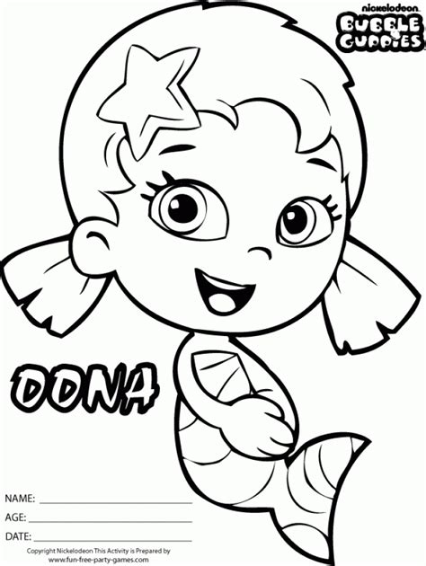 Download these pages and print them out for your preschooler to enjoy. Get This Printable Bubble Guppies Coloring Pages 811899