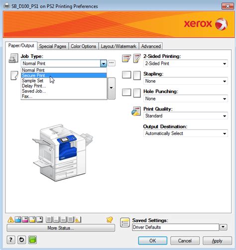 Xerox Secure Print Biztech