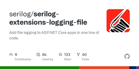 Github Serilog Serilog Extensions Logging File Add File Logging To Asp Net Core Apps In One