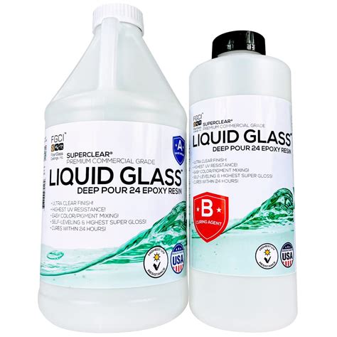 Buy Deep Pour 24 Hour Epoxy Resin Kit Crystal Clear Liquid Glass 1