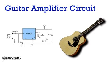 Electronics have a reputation of not being suitable for the faint of heart. Simple Guitar Amplifier Circuit using TDA7052 - DIY