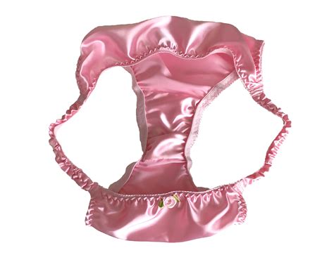 Soft Satin Feminine Sissy Tanga Knickers Underwear Briefs Panties Sizes 10 20 Ebay