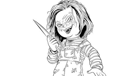 Chucky Coloring Pages Coloring Pages Bride Of Chucky