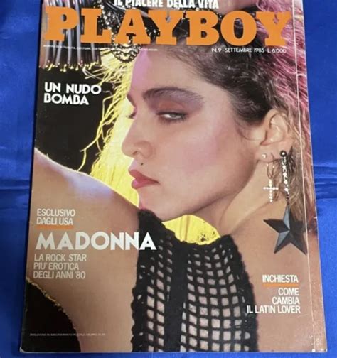 MADONNA NUDE PLAYBOY Sep 1985 Magazine Rare 460 00 PicClick