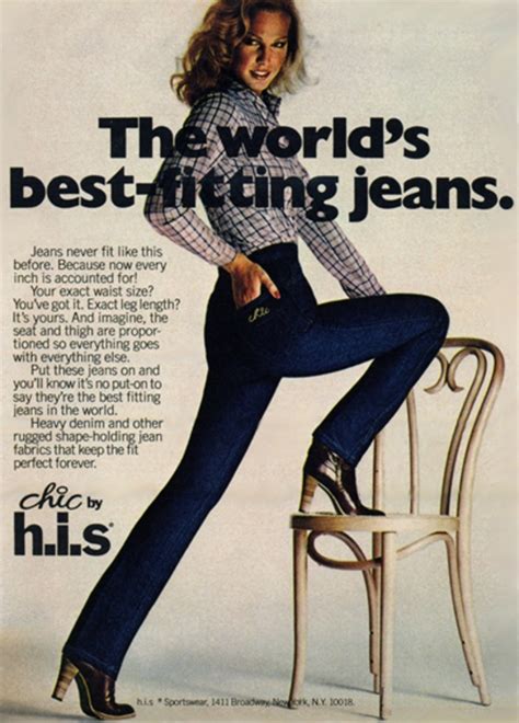 Pin By John Eighmey On Print Advertising 1970s Chic Jeans 70s