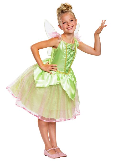 Peter Pan Girls Cute Tinker Bell Costume