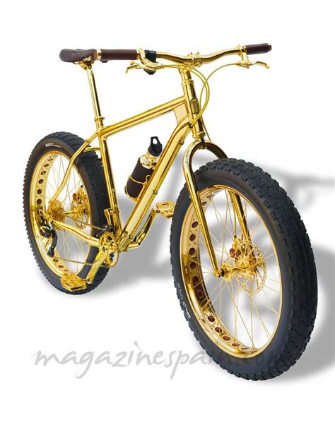 Una Bicicleta Con Oro Diamantes Zafiros Y Piel De Cocodrilo