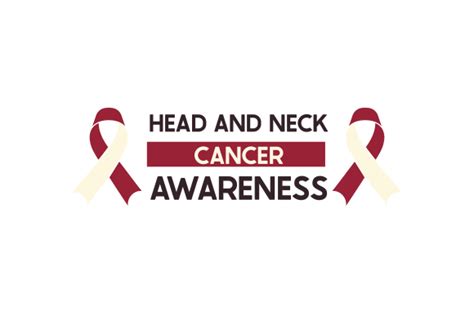 Head And Neck Cancer Ribbon Svg Cut File By Creative Fabrica Crafts