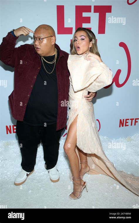Los Angeles Ca Th Nov Jacob Batalon Isabela Moner At La Premiere Of Netflix S Let