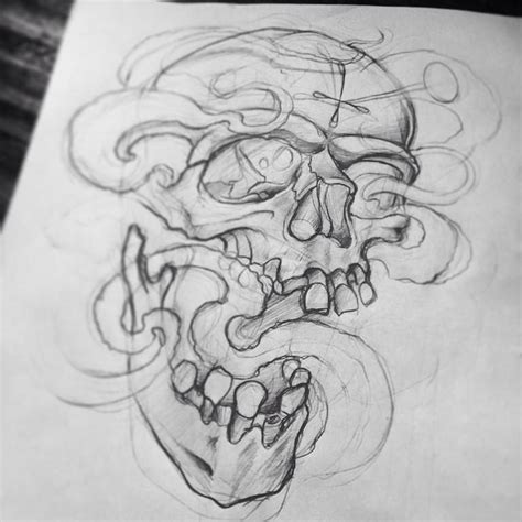 Skull Tattoo Designs Drawings Skull Tattoo