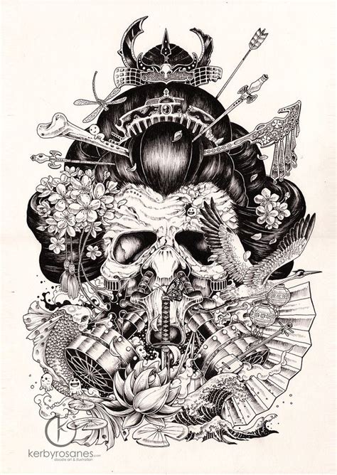 Highly Detailed Doodle Art By Kerby Rosanes Inspirationfeed Doodle