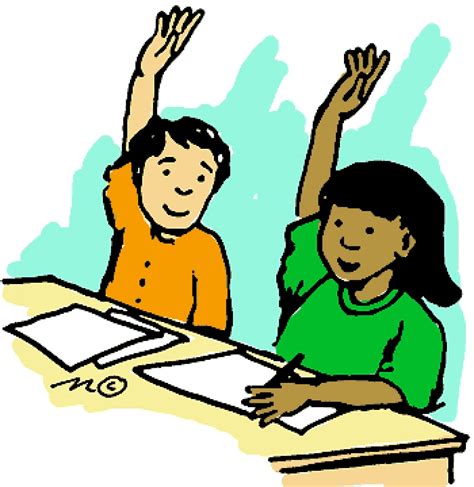 Clip Art Raise My Hand