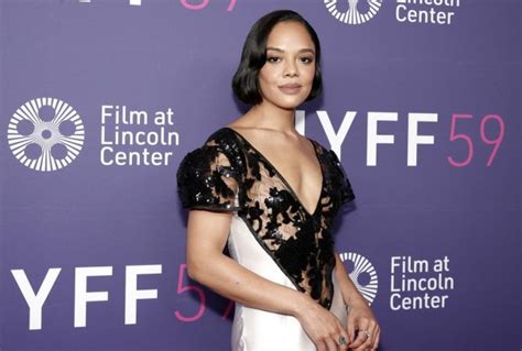 Tessa Thompson In A See Through Dress At Passing Premiere 8 Photos The Fappening