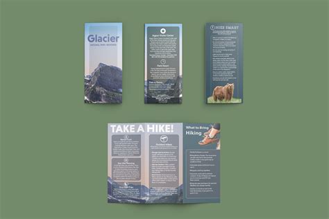 Glacier National Park Brochure On Behance