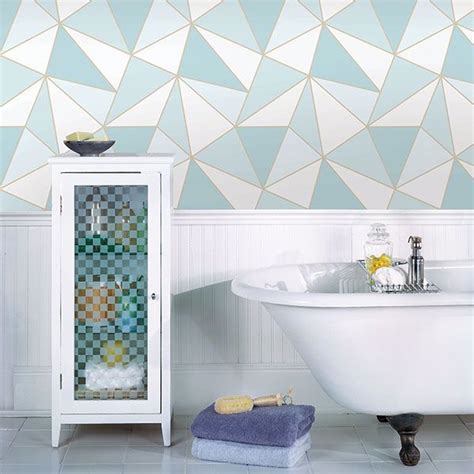 2814 24978 Apex Blue Geometric Wallpaper By Advantage