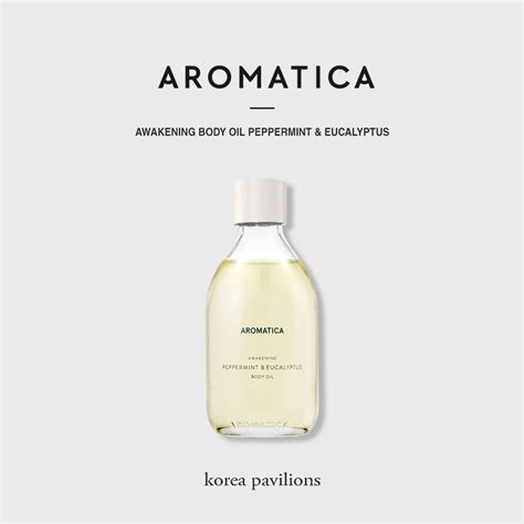 Aromatica Awakening Body Oil Peppermint And Eucalyptus 100ml Shopee Malaysia