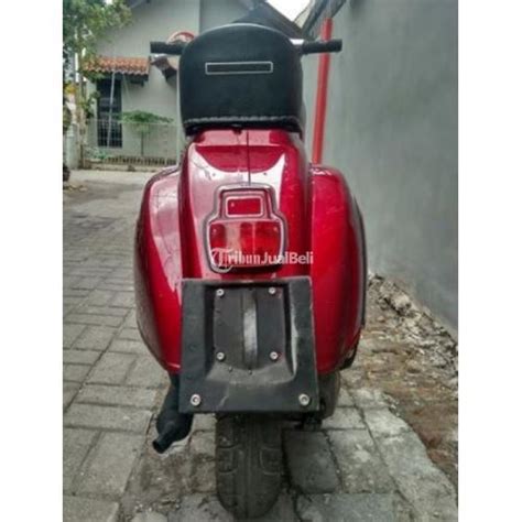 Vespa PTS 100 Warna Merah Bagus Mulus Mesin Oke Siap Gas Pol Harga Nego