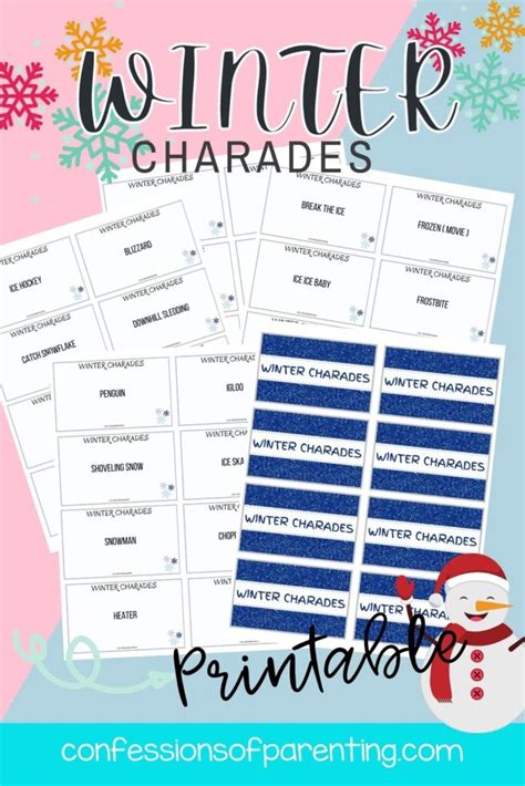 50 Exciting Winter Charades Ideas