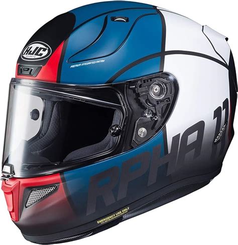 Hjc Rpha 11 Motorcycle Helmet Quintain Mc21sf Red White Blue Xs Hjc
