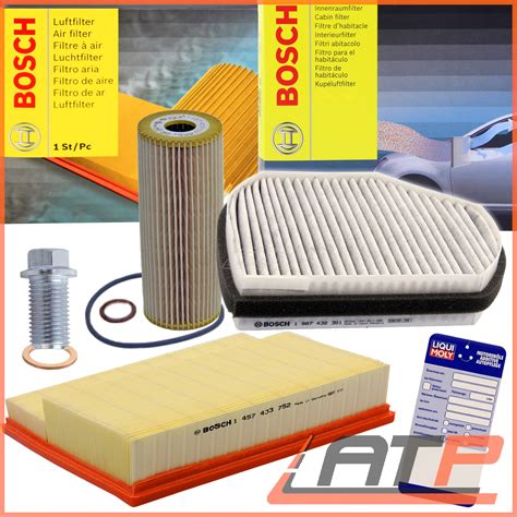 Mercedes parts, spares, accessories, mercedes tuning & service parts. BOSCH-FILTER SERVICE KIT A OIL+AIR+CABIN MERCEDES C-CLASS W202+S202 | eBay