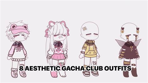 8 Aesthetic Gacha Club Outfits Yami Kawaii Honeycore Youtube