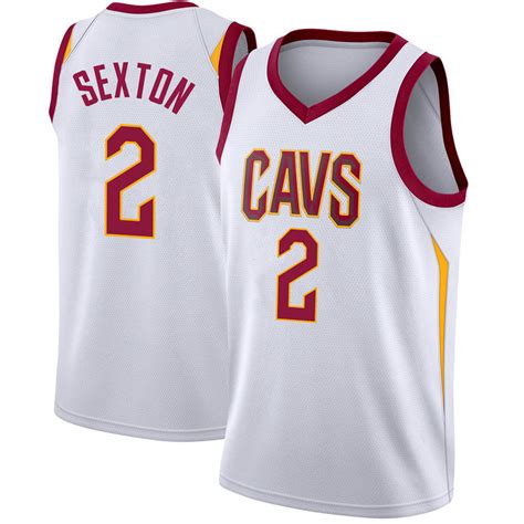 Nike Cleveland Cavaliers Swingman White Collin Sexton Jersey Association Edition Men S