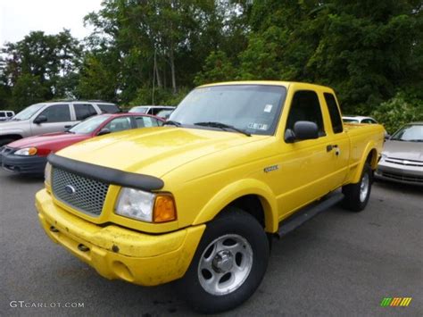 2001 Chrome Yellow Ford Ranger Edge Supercab 4x4 86037067 Gtcarlot