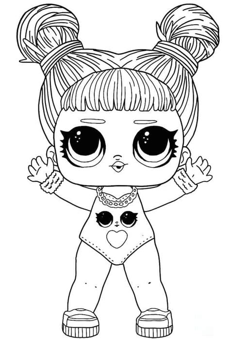 Lol Surprise Doll Darling Diva Coloring Pages Lol Surprise Doll Doll