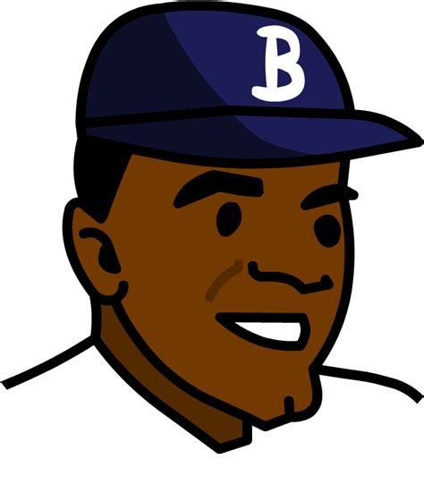 Jackie Robinson - Jackie Robinson Cartoon Drawing Clipart - Full Size png image