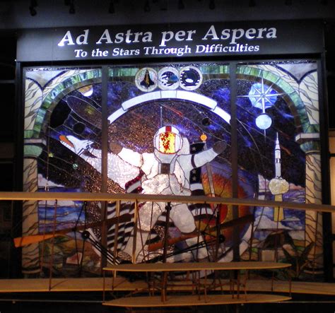Ad Astra per Aspera | Stained glass window from the Kansas C… | Flickr