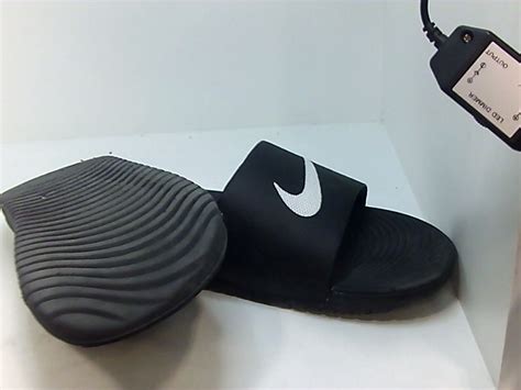 Nike Womens Kawa Slide Open Toe Casual Slide Sandals Blackwhite Size