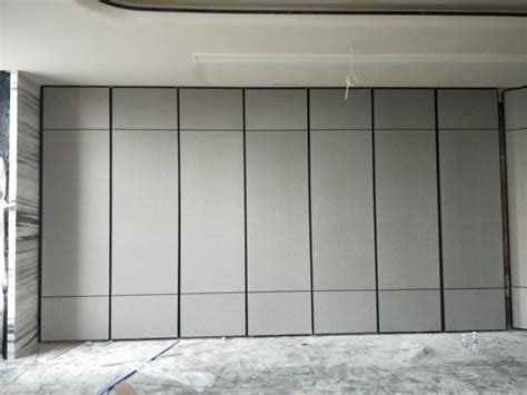 Operable Folding Partition Walls Aluminium Frame Sliding Interior