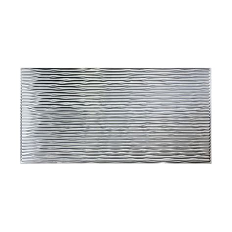 96 Inch W X 48 Inch H Fasade Dunes Horizontal Wall Panel Brushed