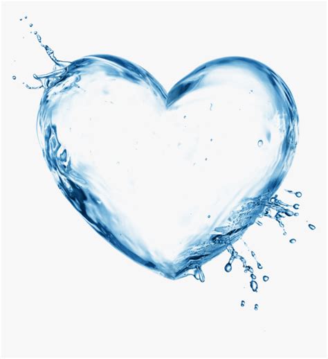 Download Love Png Picture Transparent Water Heart Png Png Download