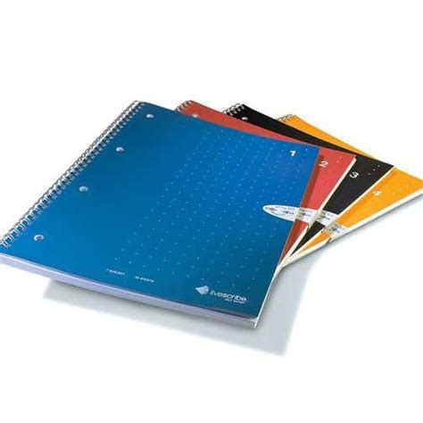 892515002415 Livescribe Single Subject Notebook 4 Pack 1 4 Retail