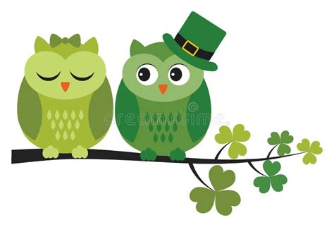 St Patrick Owl Stock Illustrations 92 St Patrick Owl Stock