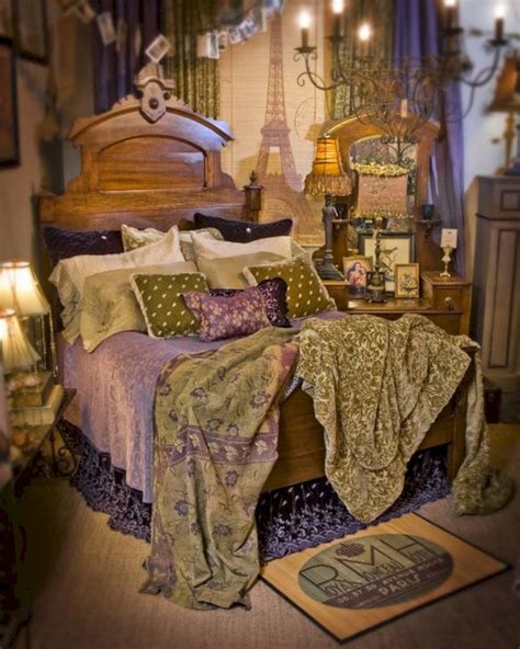 Romantic Vintage Bohemian Bedroom 15 Romantic Vintage