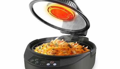 Elite Gourmet 5-qt Digital Rapid Air Fryer/Multi-cooker - QVC.com