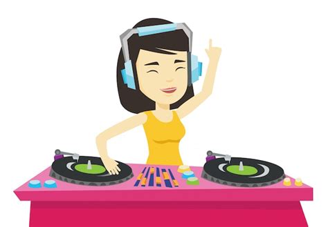 Page 2 Dj Girl Vectors And Illustrations For Free Download Freepik