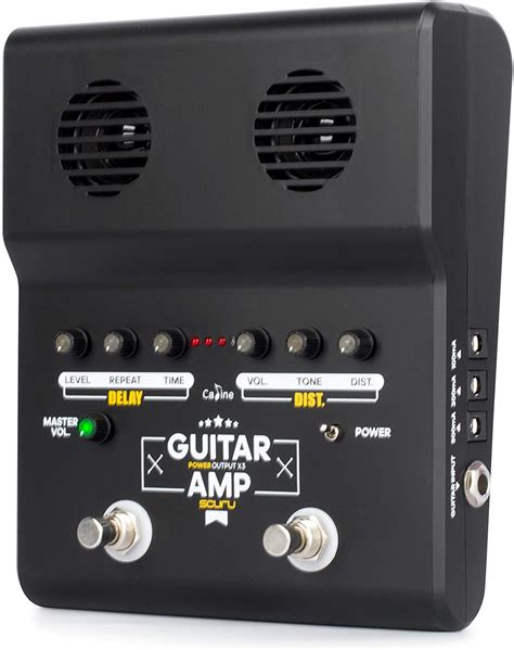 Mimidi Rechargeable Guitar Power Amplifier 5w Mini Portable Guitar Pedal Amp With Distortion