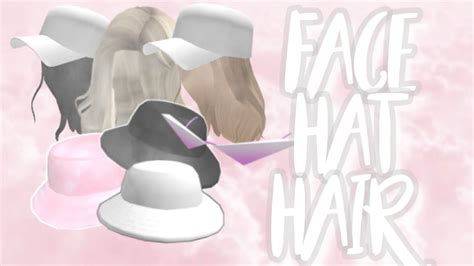 Aesthetic Hats Hair And Face Accessory Code For Bloxburg And More Part
