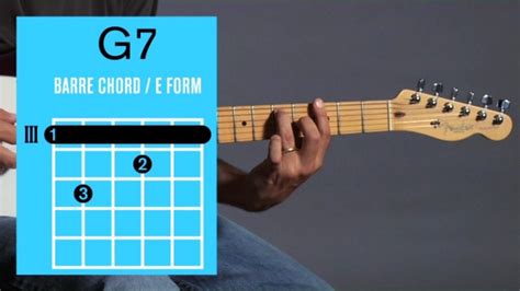 How To Play A G7 Barre Chord On Guitar Howcast